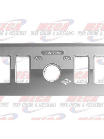 PLATE IGN SW KW 06 W/ 4 ROCKER SWITCH HOLE