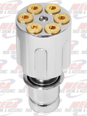 CIGARETTE LIGHTER GUN BARREL CHROME