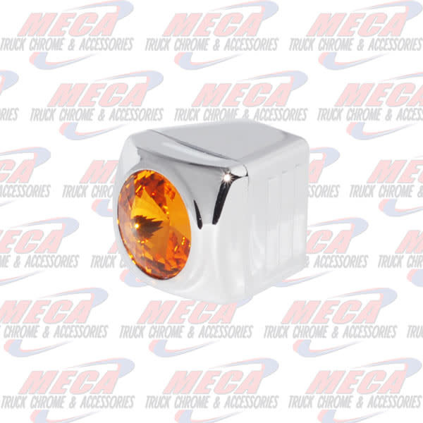 A/C SLIDE KNOBS AMBER 3PK FL PB KW