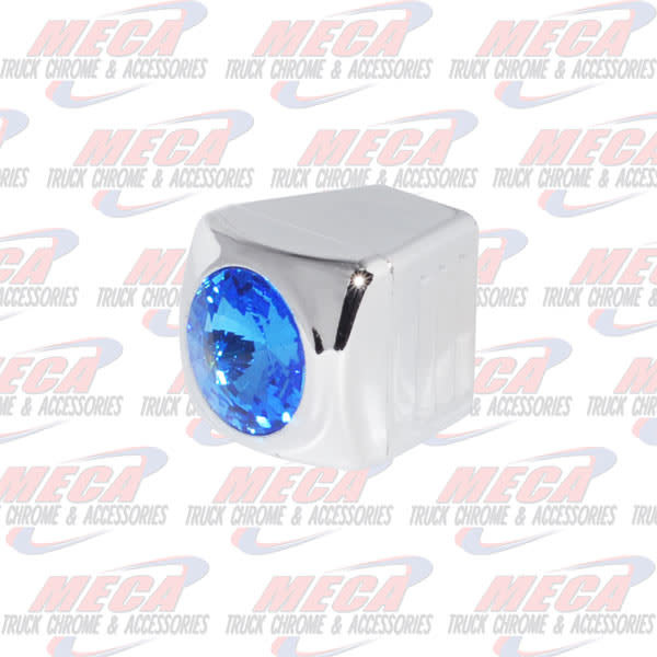 A/C SLIDE KNOBS BLUE 3PK FL PB KW