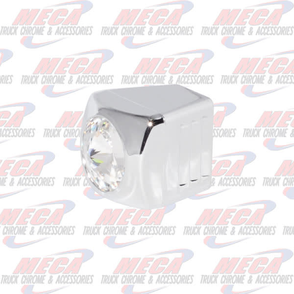 A/C SLIDE KNOBS CLEAR 3PK FL PB KW