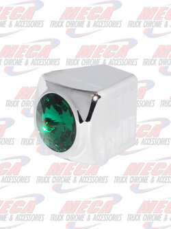 A/C SLIDE KNOBS GREEN 3PK FL PB KW