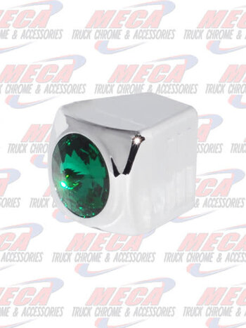 A/C SLIDE KNOBS GREEN 3PK FL PB KW