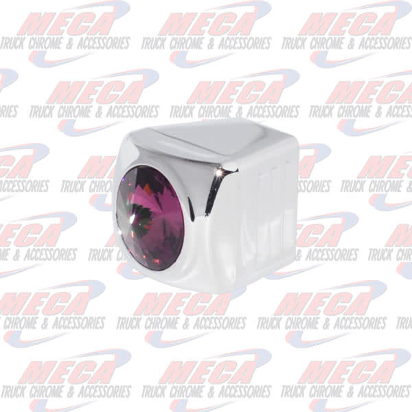 A/C SLIDE KNOBS PURPLE 3PK FL PB KW