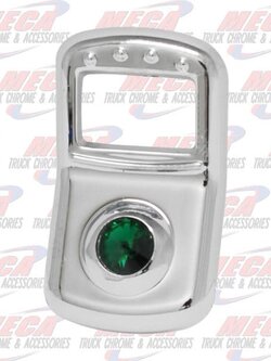ROCKER SWITCH COVER TRIM PB 2006+ 3PK GREEN