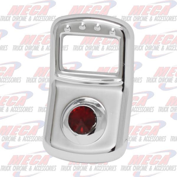 ROCKER SWITCH COVER TRIM KW PB 2006+ 3PK RED