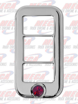 SW TRIM FL CENTURY W/ 3 HOLES - RED