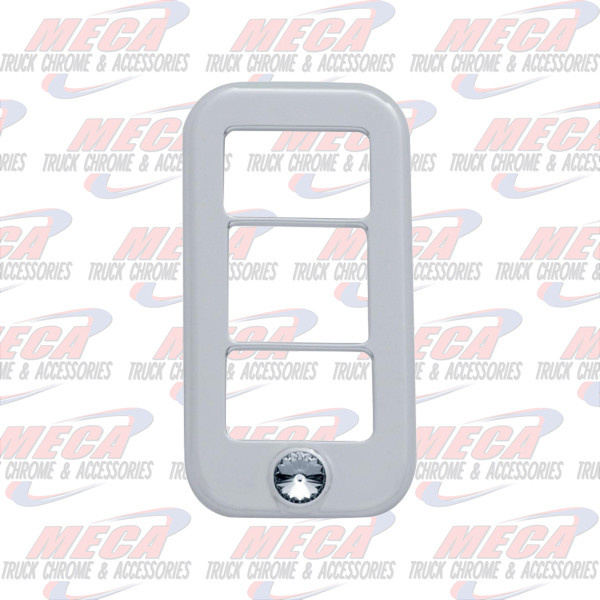 SW TRIM FL CENTURY W/ 3 HOLES - SMOKE