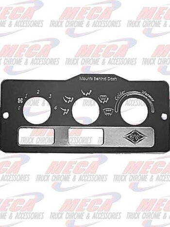 A/C CONTROL PLATE PB W 2 RECT HOLES HOLES