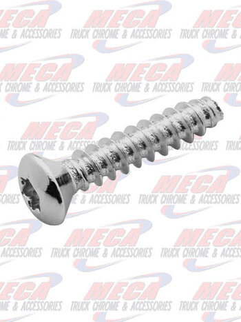 BOX OF 33 FL CHROME SCREWS - OEM STYLE