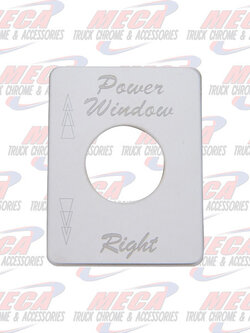 DASH PLATE PWR WINDOW RIGHT - UA