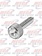 UPPER DASH SCREW KW CLEAR
