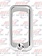ROCKER SWITCH TRIM KW FL PB SET OF 3 W/ INDENTED