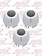 A/C OUTER CONTROL KNOB KW 2006+ 3PK