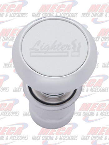 CIGARETTE LIGHTER CHROME DELUXE & S/S PLAQUE