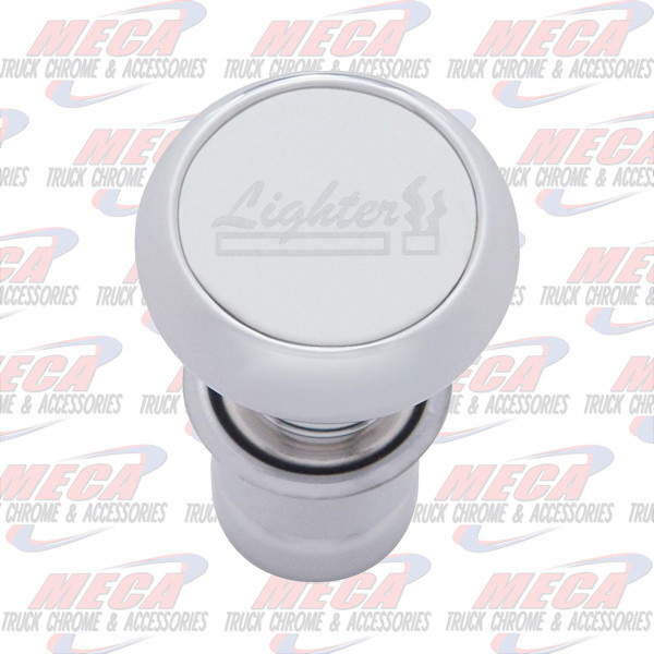 CIGARETTE LIGHTER CHROME DELUXE & S/S PLAQUE
