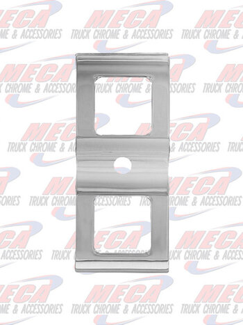 CHROME SWITCH COVER FL CASCADIA 3 OPENINGS PACK OF 2