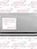 SHIFT PLATE PB S/S 3-15/16" FLOOR COVER SHORT HOOD