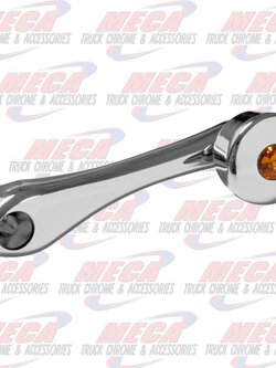 WINDOW CRANK HANDLE AMBER DIAMOND SLOTTED
