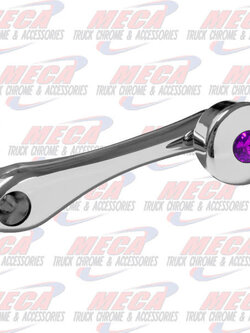 WINDOW CRANK HANDLE PURPLE DIAMOND SQUARED