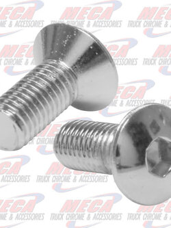 SCREW WINDOW CRANK KW/PB WITH SQD HOLES