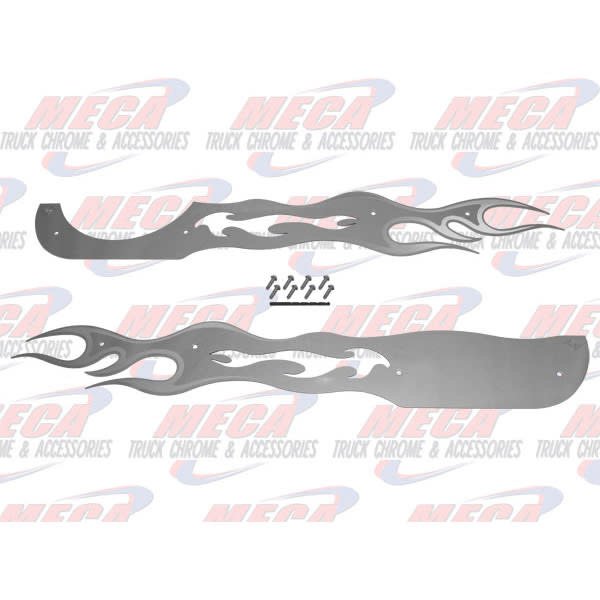 PB DOOR KICK PANEL FLAMES SET