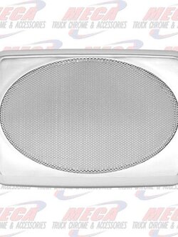 SPEAKER COVER PB 7" X 4-7/8" RECTANGULAR SNAP ON (SET OF 2)