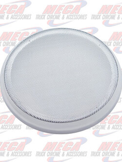 SPEAKER COVER PB ROUND 7-1/4" DIAMETER CHROME