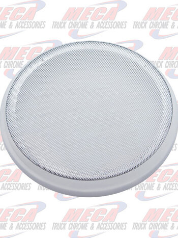 SPEAKER COVER PB ROUND 7-1/4" DIAMETER CHROME