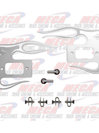 PB DOOR DOME LIGHT FLAME TRIM SET