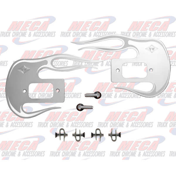 PB DOOR DOME LIGHT FLAME TRIM SET