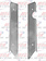 WINDSHIELD POST COVER FL CHROME PAIR