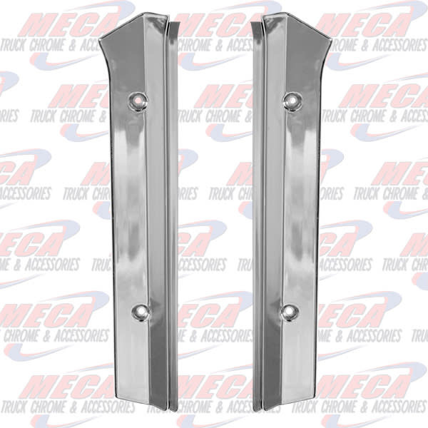 KW  WINDSHIELD POST COVERS CHROME PAIR 01+