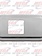 UNITED PACIFIC SHIFT PLATE PB S/S 5-7/8" FLOOR COVER 2005 +
