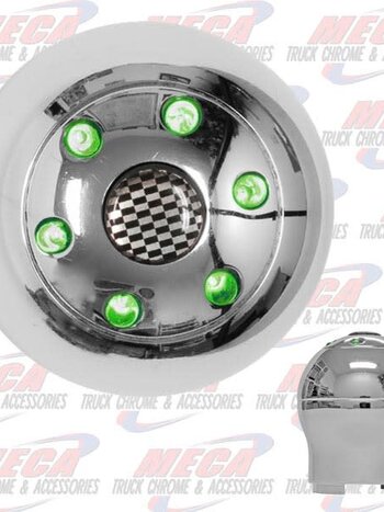 GEAR SHIFT KNOB GREEN LED (9/10 SPEED)