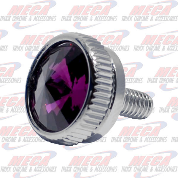 CB BOLT 4MM PURPLE S/S CHROME 2/PK