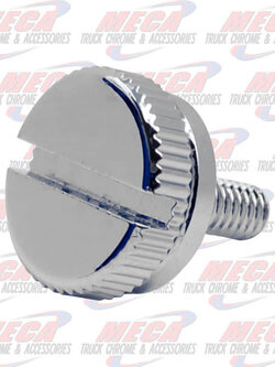 CB BOLT 4MM PLAIN S/S CHROME 2/PK