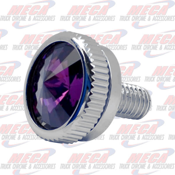 CB BOLT 5MM PURPLE S/S CHROME 2/PK