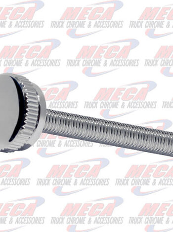 CB BOLT 5MM PLAIN LONG S/S CHROME 2/PK
