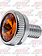 CB BOLT 6MM AMBER S/S CHROME 2/PK