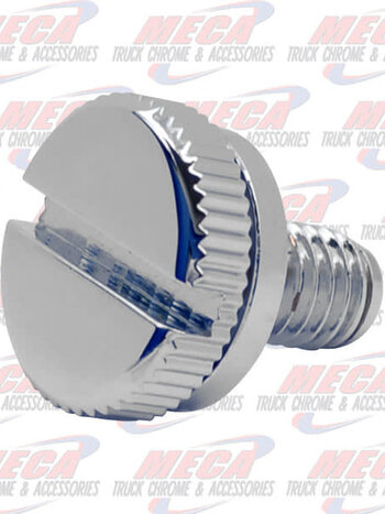 CB BOLT 6MM PLAIN S/S CHROME 2/PK