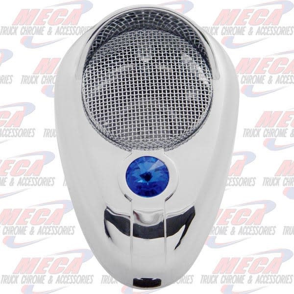 CB MIC COVER BLUE CHROME PLASTIC ROAD KING 56
