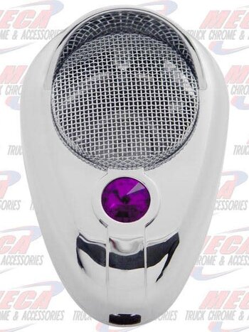 CB MIC COVER PURPLE CHROM PLASTIC ROAD KING 56