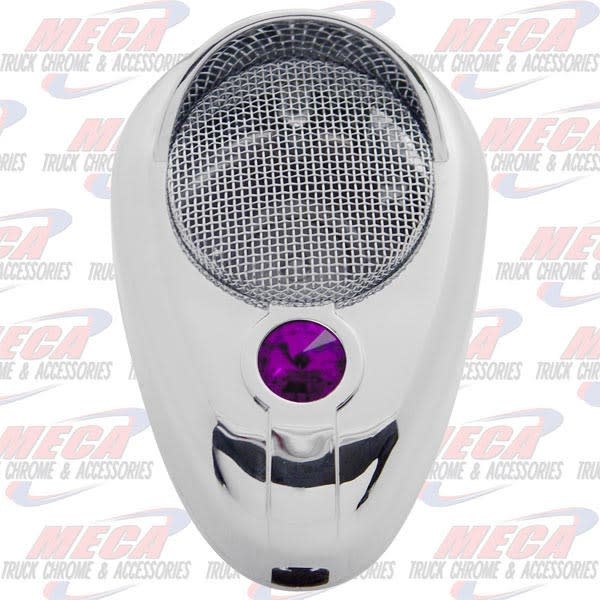 CB MIC COVER PURPLE CHROM PLASTIC ROAD KING 56