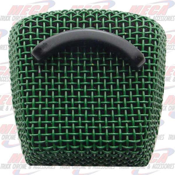CB MIC GRILL RECT GREEN ASTATIC 636