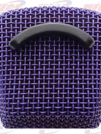 CB MIC GRILL RECT PURPLE ASTATIC 636