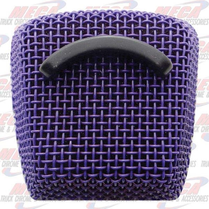 CB MIC GRILL RECT PURPLE ASTATIC 636