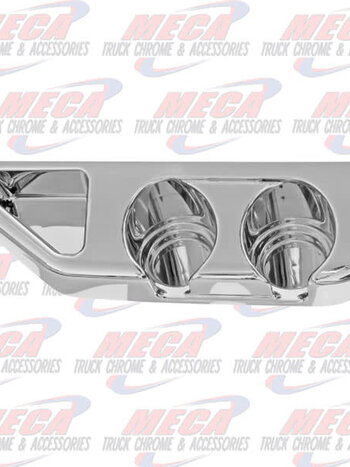 CUPHOLDER DUAL FL CENTURY CHROME