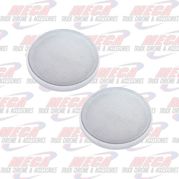 SPEAKER COVER PB ROUND 6-1/2" DIA. CHROME SNAP ON