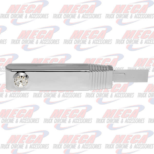 TURN SIGNAL SWITCH HANDLE PLASTIC CHROME CLEAR